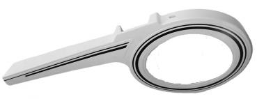 Preview: KETTENSCHUTZ  Ø 240 MM, HORN, WEISS